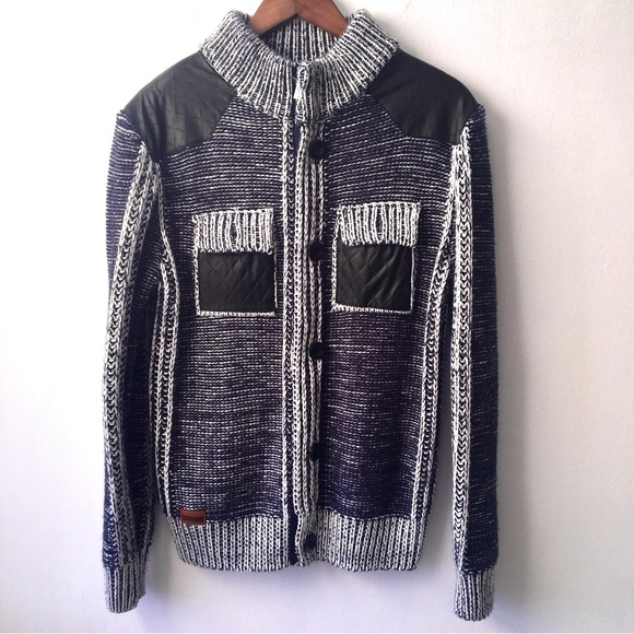 Men’s Cardigan knit sweater - Picture 8 of 9